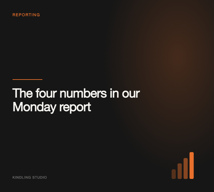 The Four Numbers in Our Monday Report